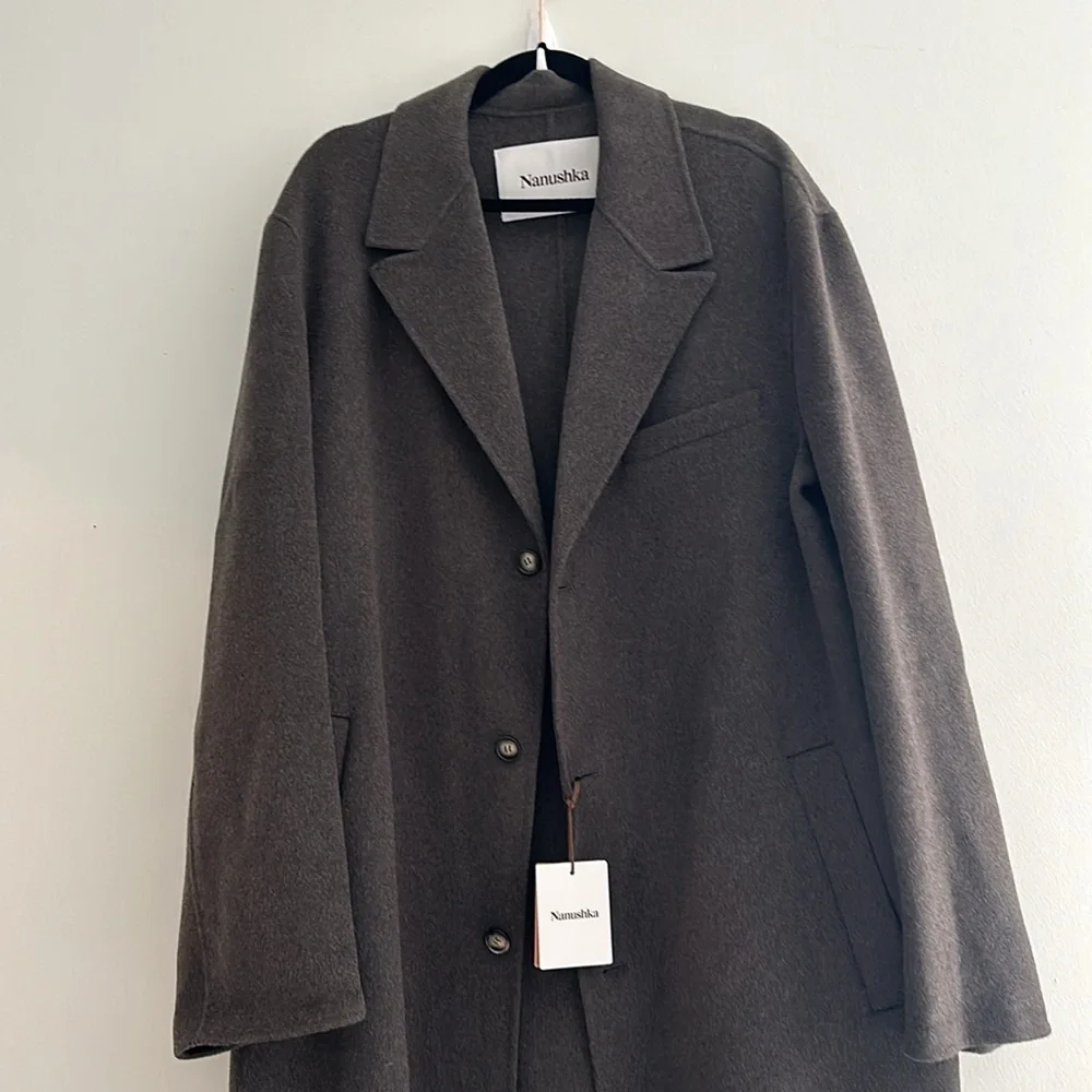 NWT Nanushka Janno wool Coat Size XL